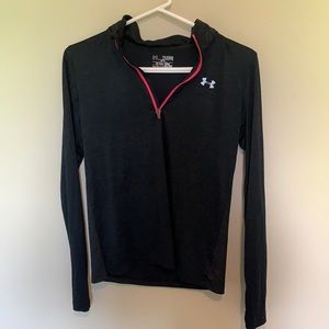 Girls Under Armour quarter zip sweater